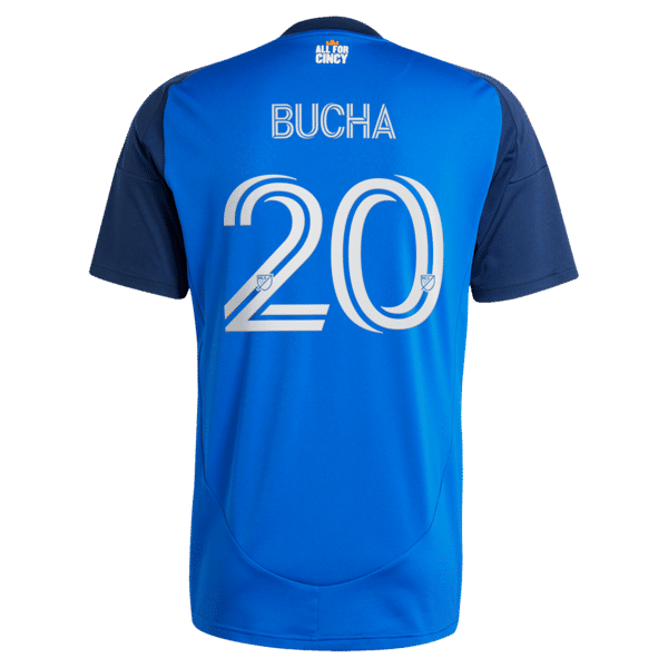 Official-Adidas Pavel Bucha FC Cincinnati 2025 Orange and Blue Legacy Kit Replica Jersey Blue