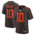 Official-Nike Quinshon Judkins Cleveland Browns Alpha Dawg Game Jersey Brown