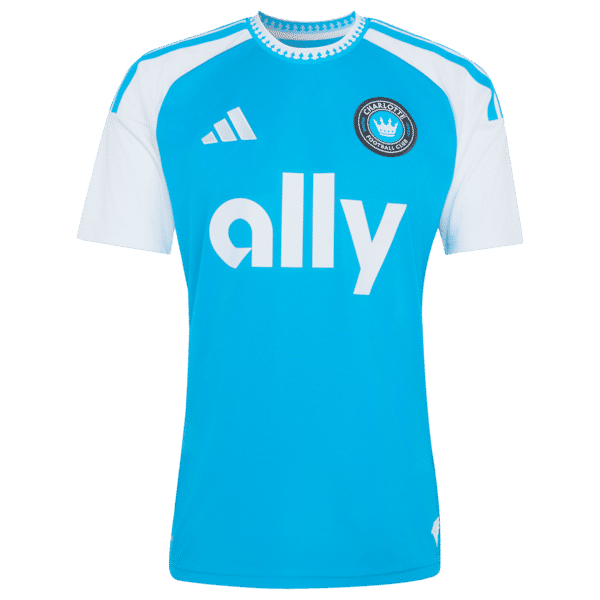 Official-Adidas Kerwin Vargas Charlotte FC 2026 Carolina Kit Crowns Up Replica Jersey Blue