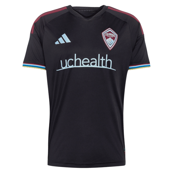 Colorado Rapids Official-Adidas 2026 Colorful Colorado Replica Jersey - Black