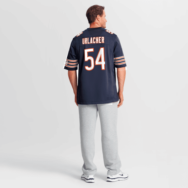 Official-Nike Brian Urlacher Chicago Bears Game Retired Player Jersey Navy