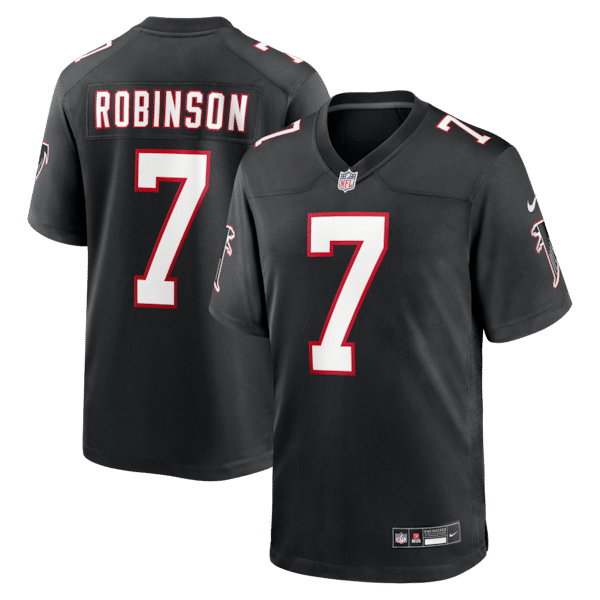 Official-Nike Bijan Robinson Atlanta Falcons Game Jersey Black