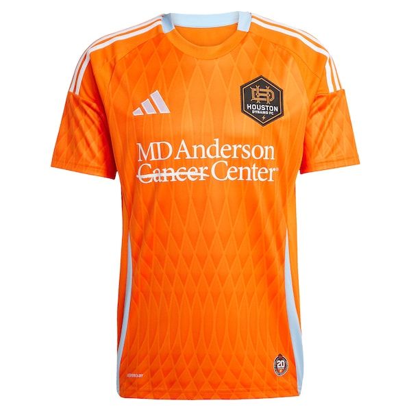 Official-Adidas Houston Dynamo FC 2025 Season 20 Replica Custom Jersey Orange