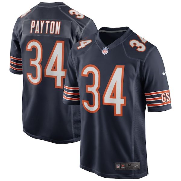 Official-Nike Walter Payton Chicago Bears Game Retired Player Jersey Navy