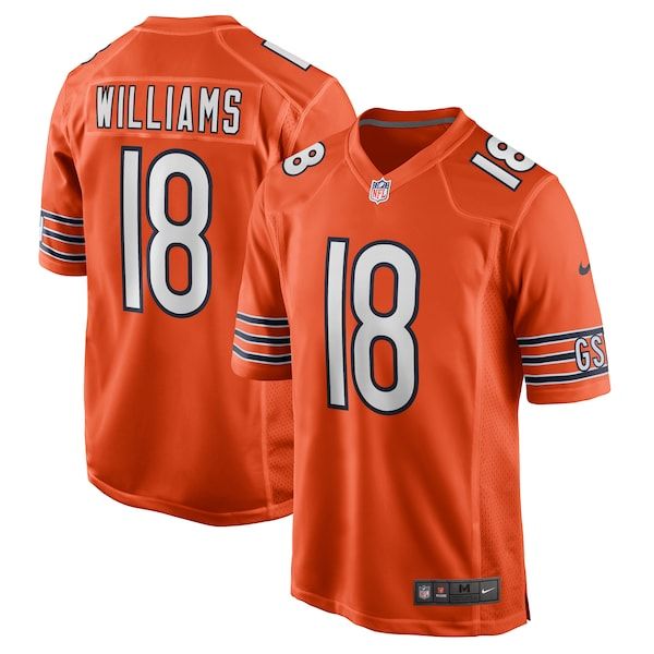 Official-Nike Caleb Williams Chicago Bears Game Jersey Orange