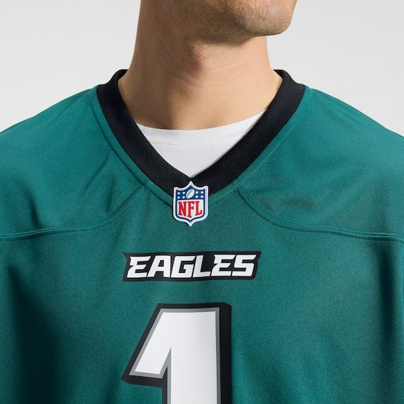 Official-nike Philadelphia Eagles Custom Game Jersey Midnight Green