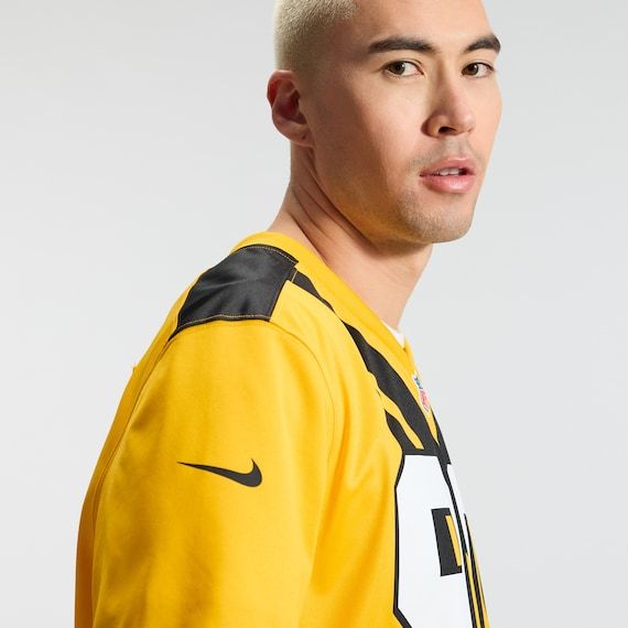 Official-nike Pittsburgh Steelers Alternate 1933 Throwback Game Custom Jersey Gold