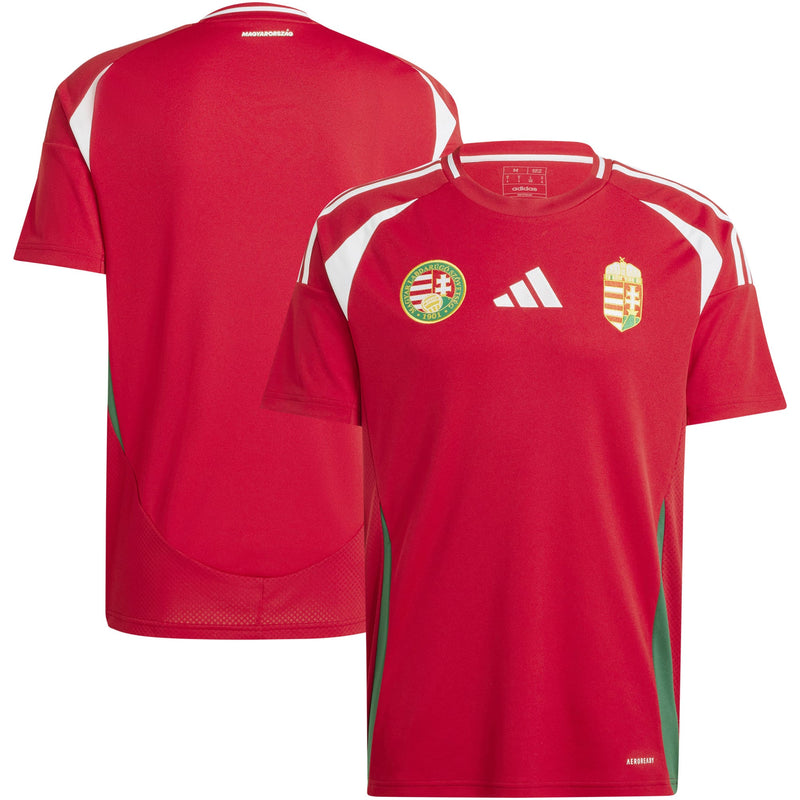 Hungary adidas Home Shirt 2024/25 Custom Jersey - Red