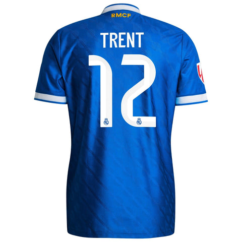 Trent Alexander Arnold Real Madrid  Third Authentic Player Jersey   Blue 2025–26 Premium Fan Edition Soccer Jersey - Blue