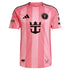 Puma Lionel Messi Inter Miami jersey 2025 in pink with black logos and stripes