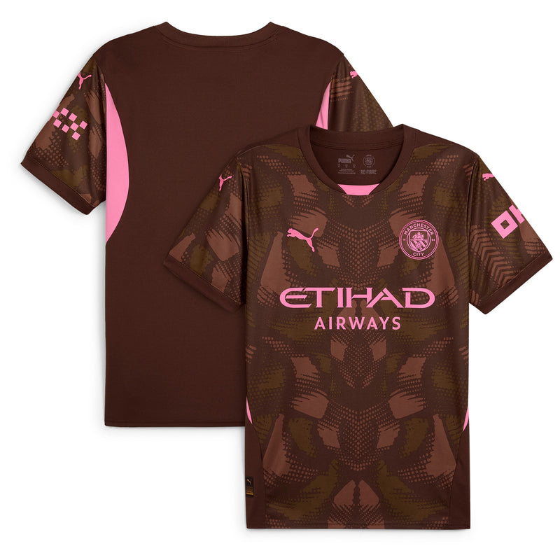 Manchester City Puma Goalkeeper 2024/25 Custom Jersey - Brown