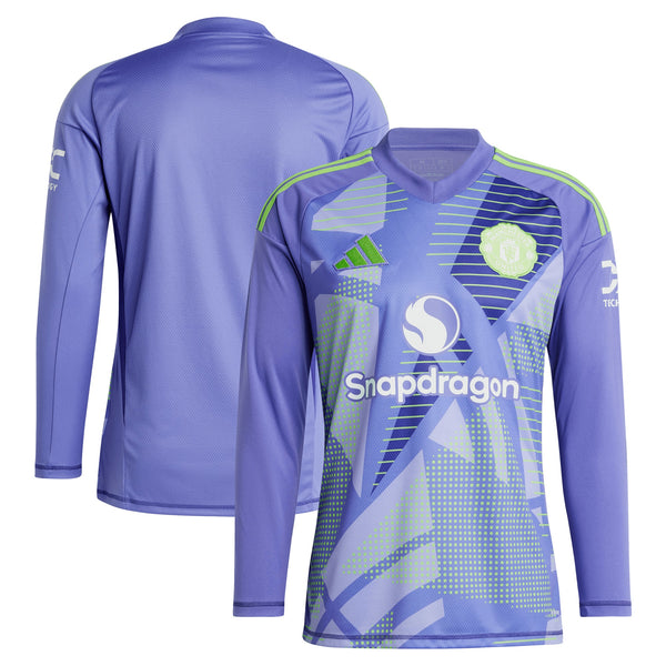 Manchester United adidas Home Goalkeeper 2024-25 - Long Sleeve Customized Jersey