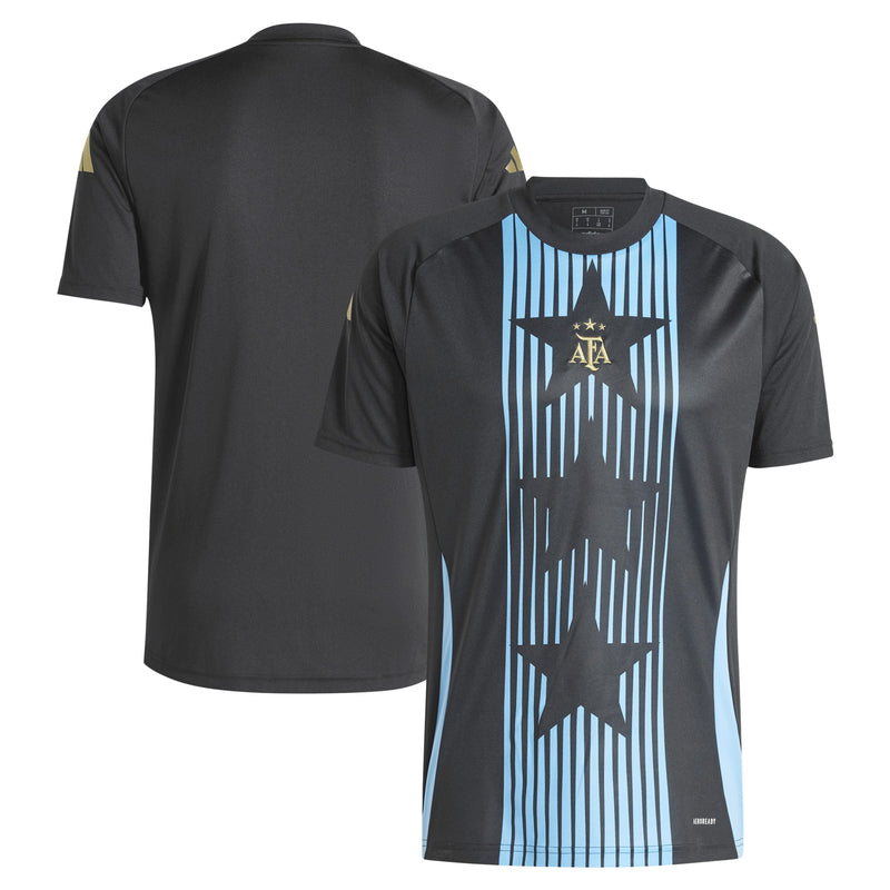 Argentina National Team adidas 2024 Pre-Match Top - Black