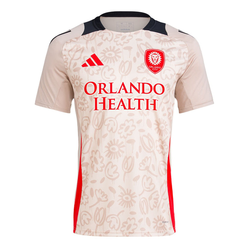 Orlando City SC adidas 2024 One Planet Pre-Match Top - Brown