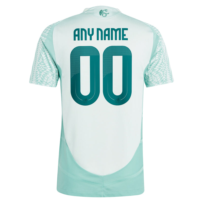 Mexico National Team adidas 2024 Away Custom Jersey - Green