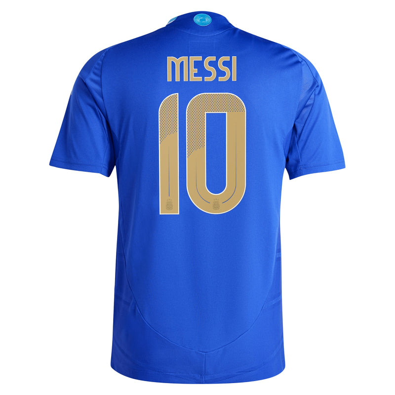 Lionel Messi Argentina National Team adidas 2024 Away Authentic Player Jersey - Blue