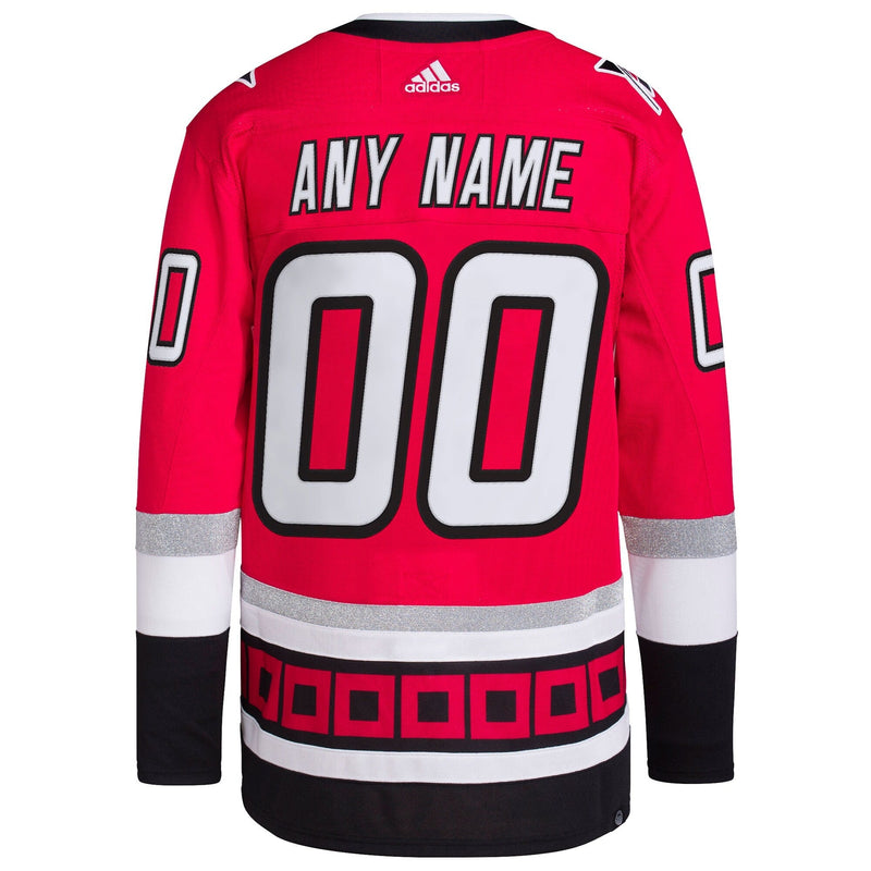 Carolina Hurricanes adidas 25th Anniversary Primegreen Custom Jersey - Red