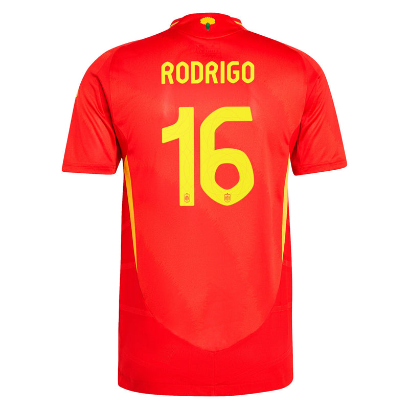 Rodrigo Spain National Team adidas 2024 Home Jersey - Scarlet