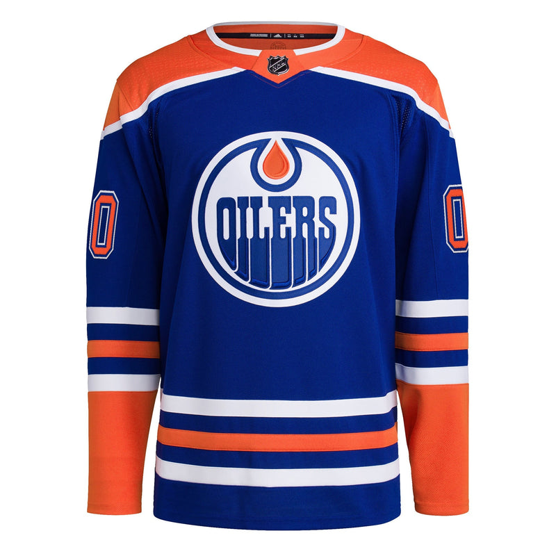 Edmonton Oilers adidas Home Primegreen Custom Jersey - Royal