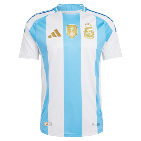 Argentina National Team adidas 2024 Home Custom Jersey - White