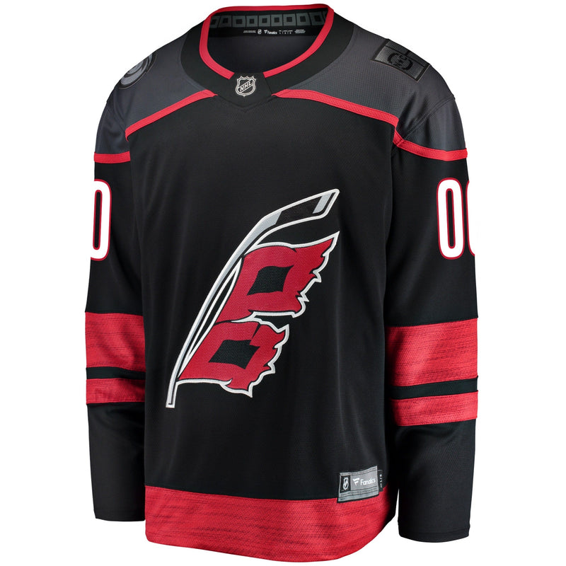 Carolina Hurricanes Fanatics Home Breakaway Custom Jersey - Black