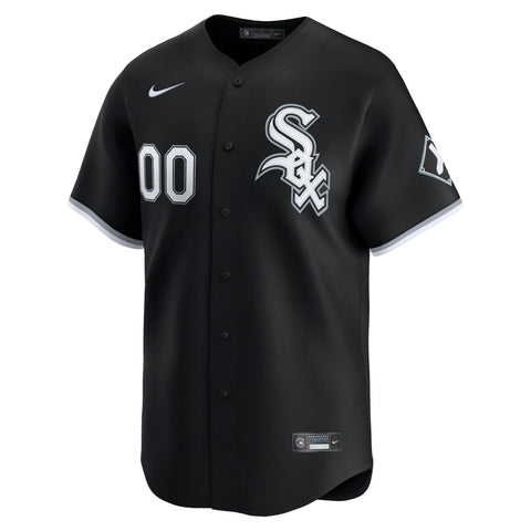 Chicago White Sox Nike Alternate Limited Custom Jersey – Black
