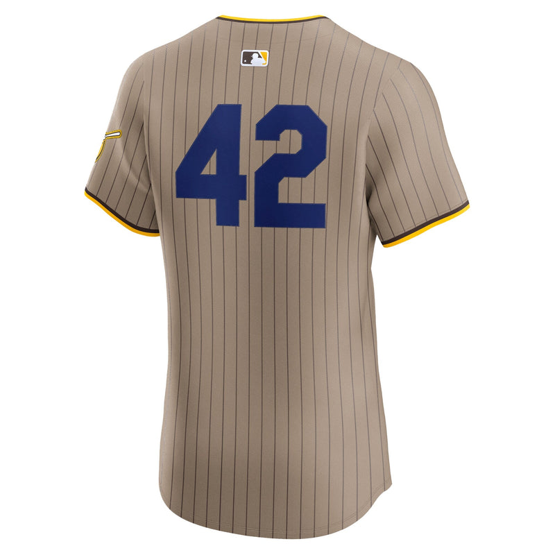 San Diego Padres Nike Alternate 2024 Jackie Robinson Day Elite Jersey - Brown