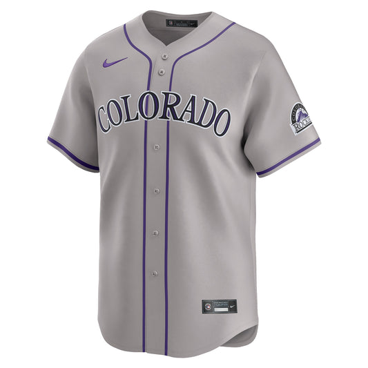 Colorado Rockies Nike Road Limited Jersey – Gray