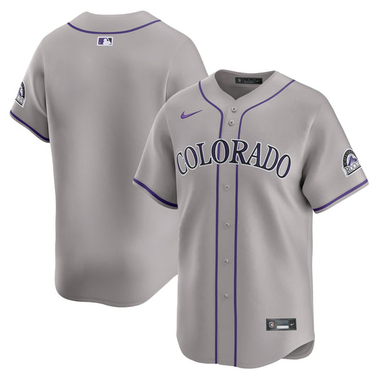 Colorado Rockies Nike Road Limited Jersey – Gray