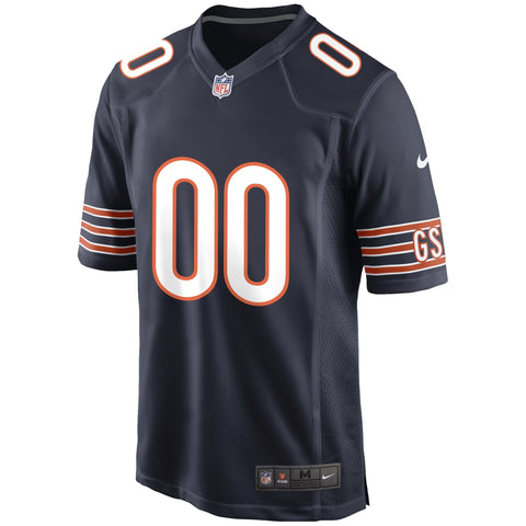 Chicago Bears Nike Custom Game Jersey - Navy