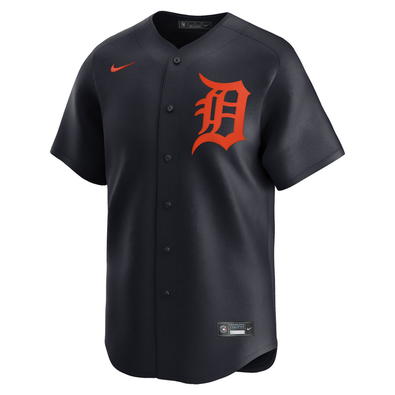 Detroit Tigers Nike Alternate Limited Custom Jersey – Navy