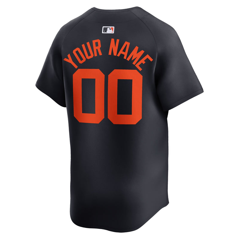 Detroit Tigers Nike Alternate Limited Custom Jersey – Navy