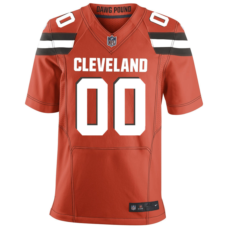 Cleveland Browns Nike Custom Alternate Elite Jersey - Orange