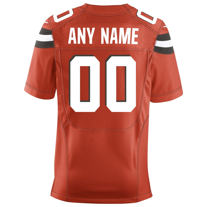 Cleveland Browns Nike Custom Alternate Elite Jersey - Orange