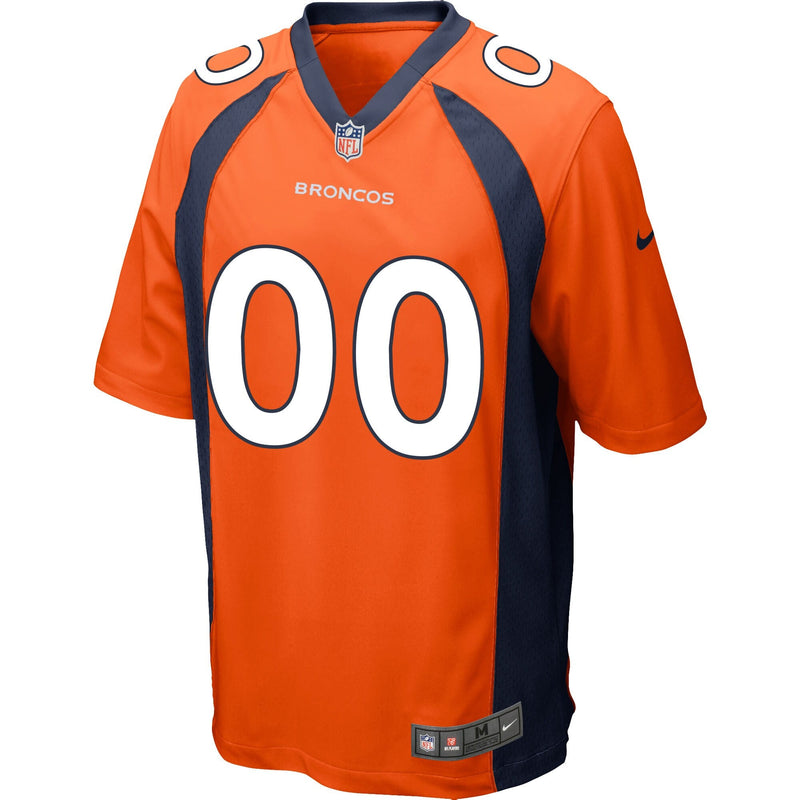 Denver Broncos Nike Custom Game Jersey - Orange