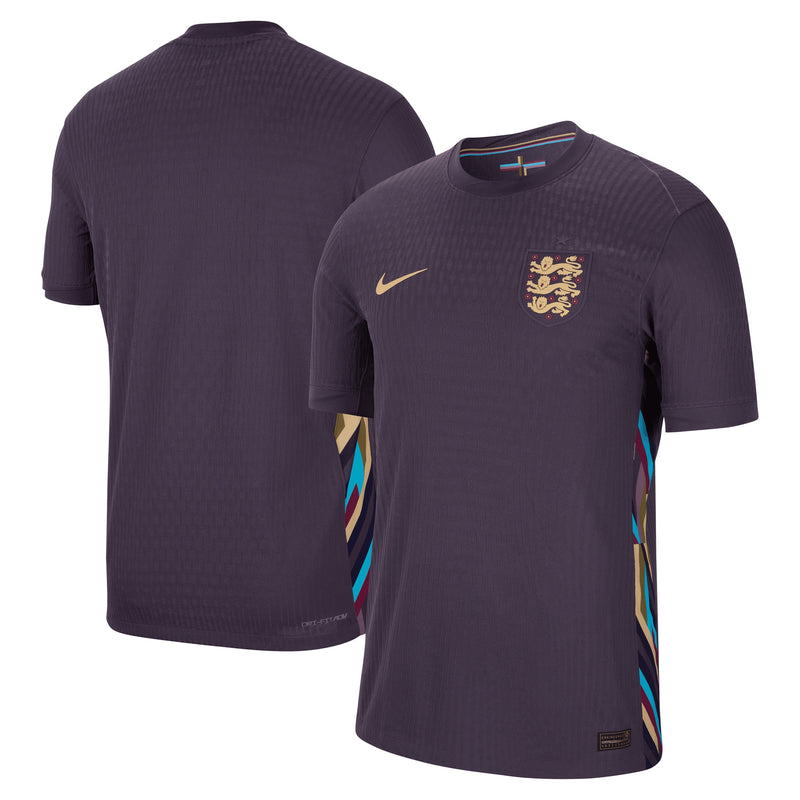 England National Team Nike 2024 Away Custom Jersey - Purple