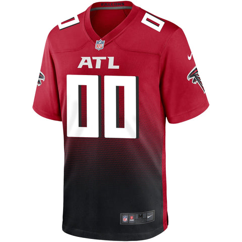Atlanta Falcons Team Alternate Custom Game Jersey - Red
