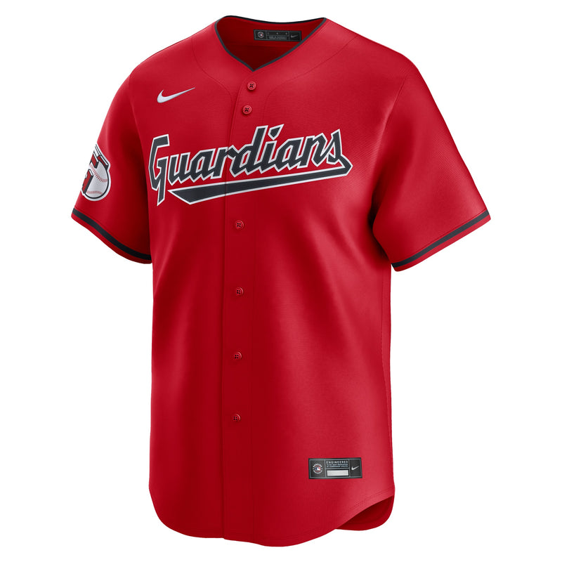 Cleveland Guardians Nike Alternate Limited Custom Jersey – Red