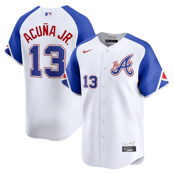 Ronald Acuña Jr. Atlanta Braves Nike City Connect Limited Player Jersey - White