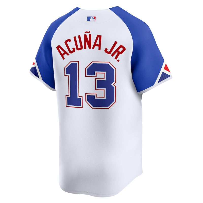 Ronald Acuña Jr. Atlanta Braves Nike City Connect Limited Player Jersey - White