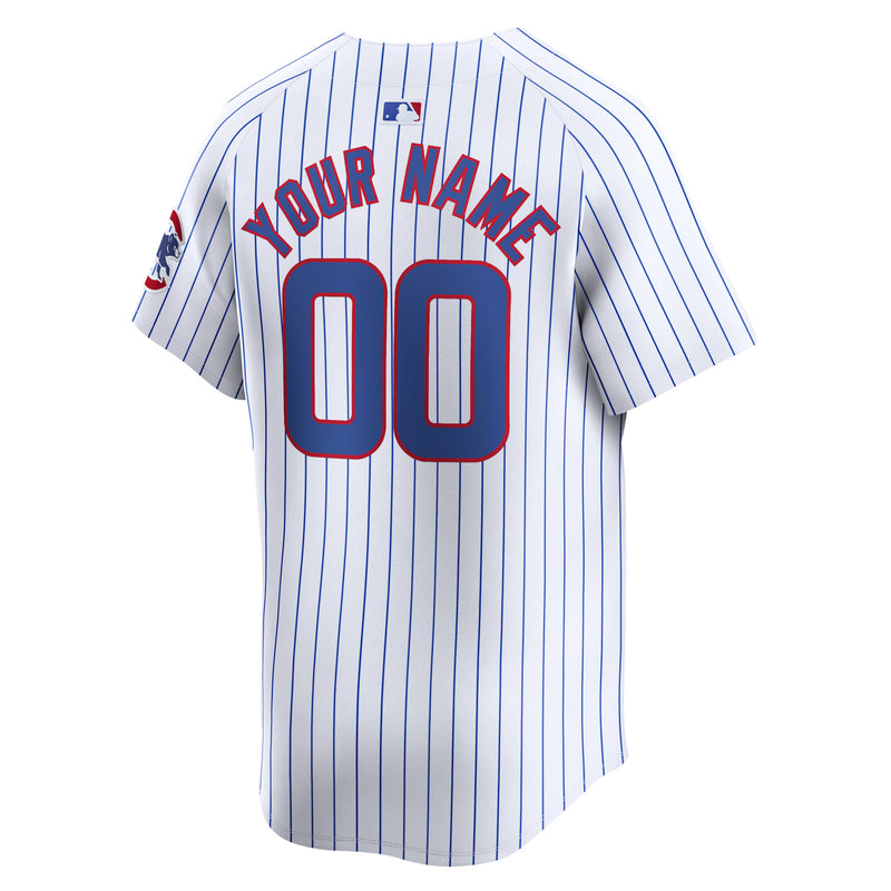 Chicago Cubs Nike Home Limited Custom Jersey - White