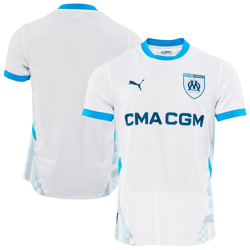 Olympique de Marseille PUMA Home 2024/25 Custom Jersey - White