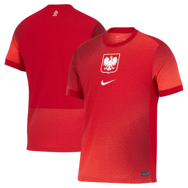 Poland Nike Away Stadium  2024/25 Custom Jersey - Red