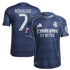 Cristiano Ronaldo 7 Real Madrid Official-Adidas 2025/26 Away Player Jersey - Blue - Jersey Teams World