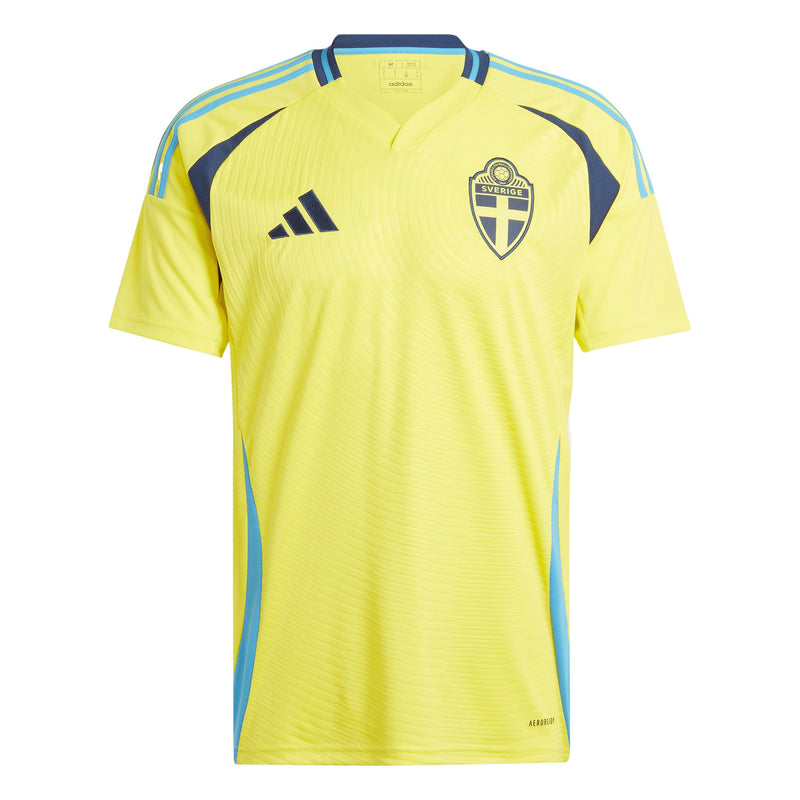 Sweden adidas Home 2024/25 Custom Jersey - Yellow