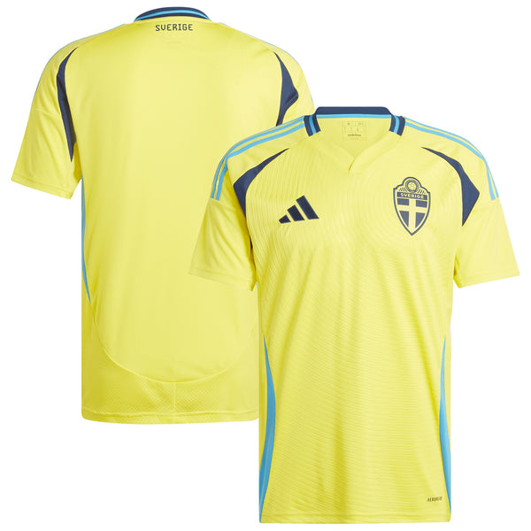 Sweden adidas Home 2024/25 Custom Jersey - Yellow